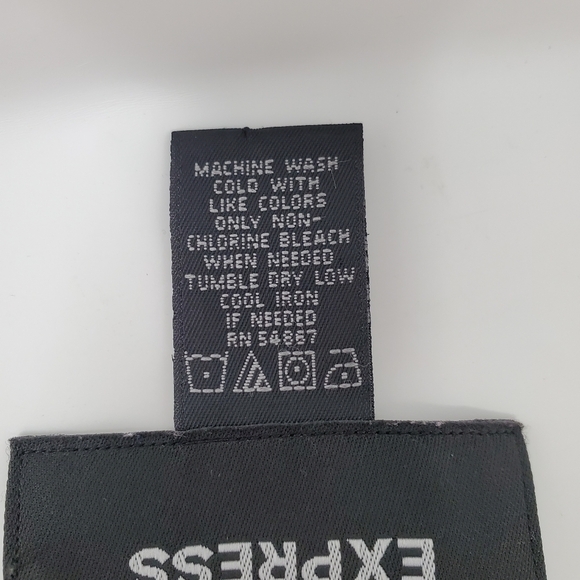 EXPRESS Pink/Black Reversible Dress WOMENS Size 3/4 - Picture 8 of 16